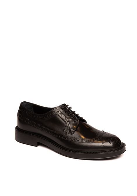 Black leather lace-up JEROLD WILTON | 118DIVER-NERO